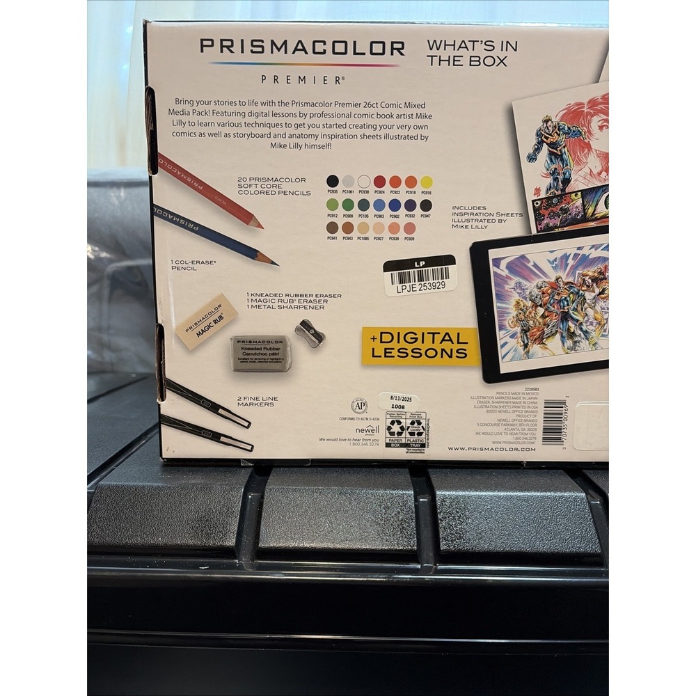 New Sealed Limited Edition Mike Lilly Prismacolor Premier 26ct Mixed Media Kit - Picture 4 of 5